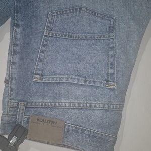 Nautica Jeans Co. Distressed Easy Fit Blue Jeans Straight Fit Size 34x30